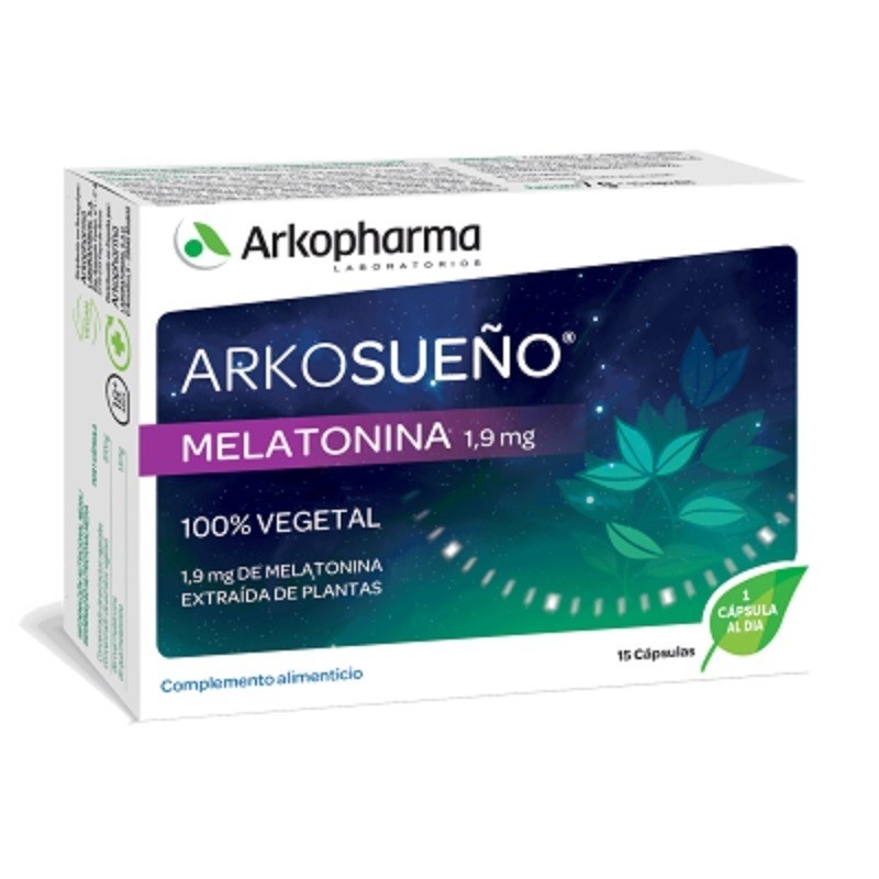 Arkosueño melatonina 1,9 mg 15 capsulas