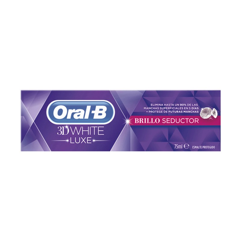 Oral-B pasta dental 3d white luxe brillo seductor 75ml