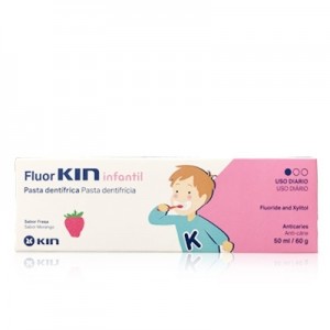 FluorKin pasta dental infantil fresa 50ml