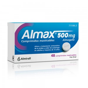 Almax 500mg 48 comprimidos masticables