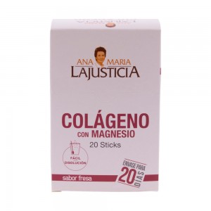 Ana María Lajusticia colágeno con magnesio 20 sticks sabor fresa