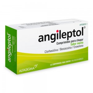 Angileptol menta 30 comprimidos