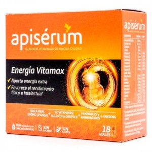 Apiserum Energia Vitamax 18 Viales
