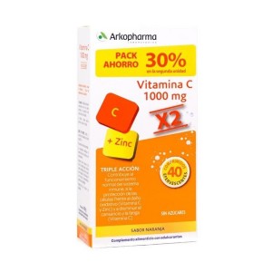 Arkopharma pack arkovital vitamina c 2x20 comprimidos efervescentes