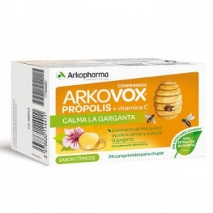 Arkovox propolis + vitamina c 20 comp. citricos