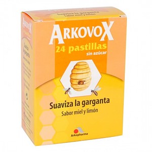 Arkovox 24 Pastillas Miel Limon