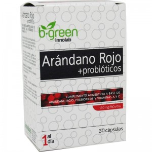 B-green arándano rojo + probióticos 30 cápsulas