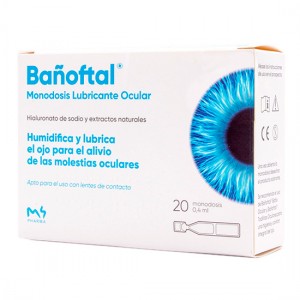 Bañoftal Lubricante Ocular 20 Monodosis