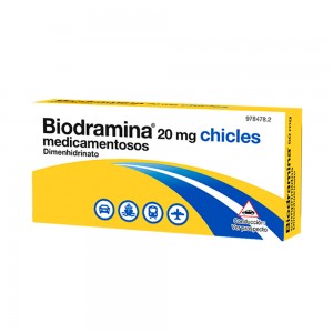 Biodramina 20mg 6 chicles