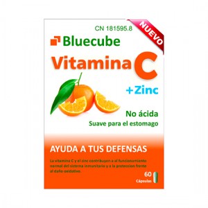 Bluecube Vitamina C + Zinc 60 Capsulas
