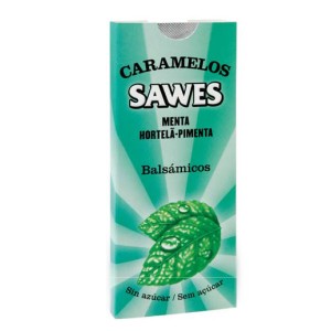 Caramelos Sawes Menta S/A. Blisters