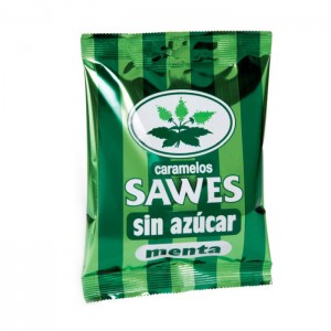 Caramelos Sawes Menta S/Azucar Bolsa