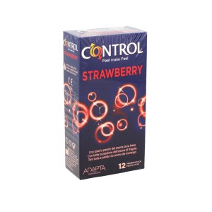 Control strawberry preservativos 12 unidades