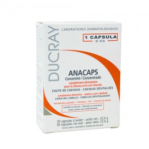 Ducray Anacaps Reactiv 30 Capsulas