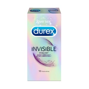 Durex invisible extra fino extra lubricado 12 unidades