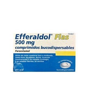 Efferaldol flas 500 mg 16 comprimidos bucodispersables