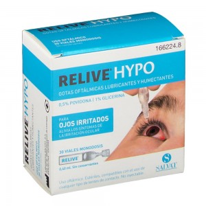 Relive Hypo gotas oftálmicas ojos irritados 30 monodosis