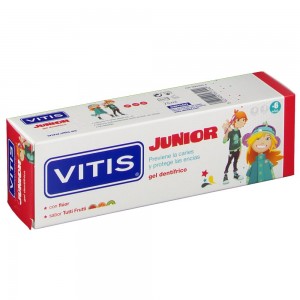 Vitis junior gel dental Tutti Frutti 75ml