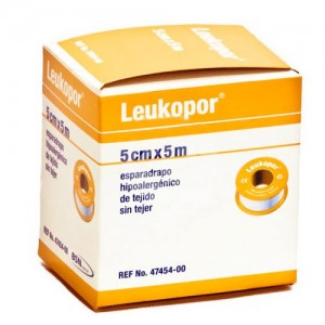 Esparadrapo Papel Leukopor 5X5Cm.