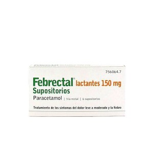 Febrectal 6 supositorios lactantes