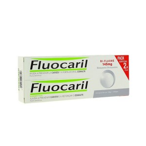 Fluocaril bi-fluore blanqueante pack 2x75ml