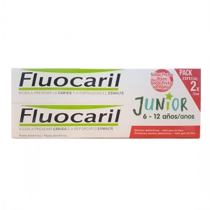 Fluocaril Junior Gel Frutos Rojos 75Mx2U