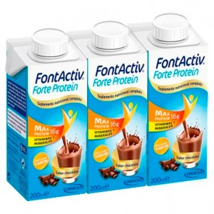 Fontactiv Forte Protein Chocol. 3X200Ml