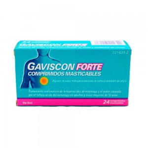 Gaviscon forte 24 comprimidos masticables