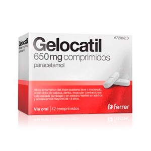 Gelocatil 650mg 12 comprimidos