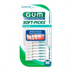 Gum Soft Picks Original Regular 80 Uds