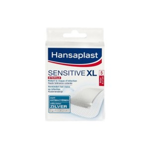 Hansaplast med sensitive apósito estéril 5x7.5cm