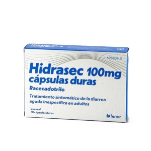 Hidrasec 100 mg 10 capsulas duras