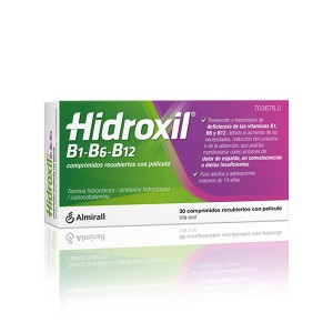 Hidroxil b12 b6 b1 30 comprimidos