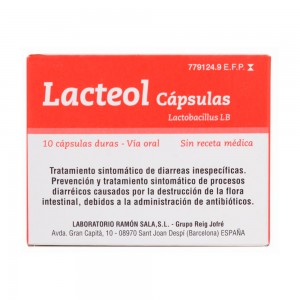 Lacteol 10 cápsulas