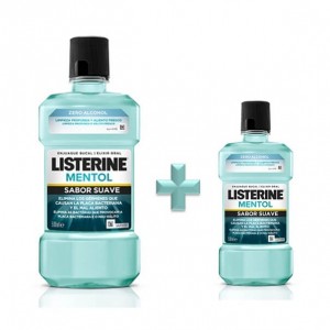 Listerine zero mentol suave 500ml