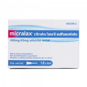 Micralax 12 microenemas