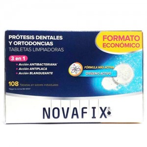 Novafix Tabletas Antibacterianas 108 Uds
