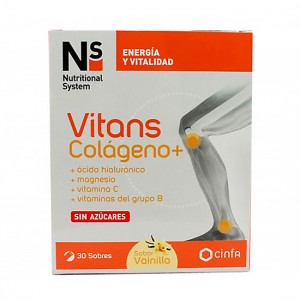 N+S Vitans Colageno+ Vainilla 30 Sobres