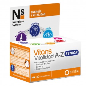 N+S Vitans Vitalidad A-Z Senior 30 Comp.