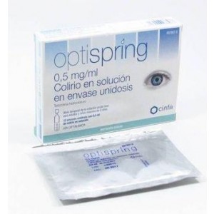 Optispring 0.5 mg/ml colirio 10 monodosis solucion