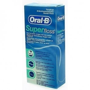 Oral-B seda dental super floss 50 unidades