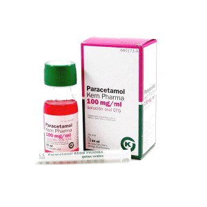 Paracetamol kern 100 mg. 60ml gotas efg