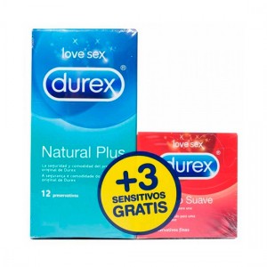 Preserva Durex Natural Plus 12+3 Sensit