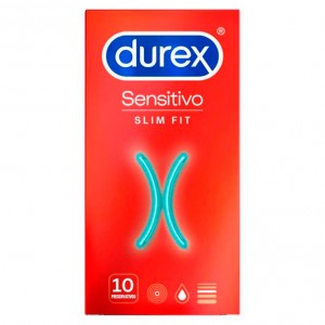 Preservativo Durex Sensitivo Slim Fit 10Und.