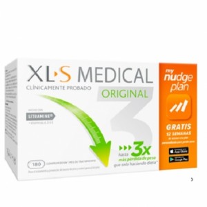 XLS medical captagrasas nudge 180 comprimidos