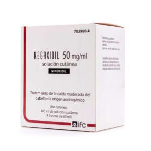 Regaxidil solución cutánea 4x60ml
