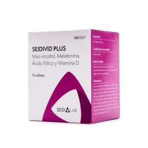Seidivid plus myo inositol melatonidad ácido fólico vitaminada D 15 sobres