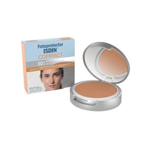 ISDIN fotoprotector spf50 compact maquillaje arena