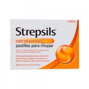 Strepsils con vitamina C 24 pastillas