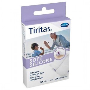 Tiritas Soft Silicone 2 Tamaños 8Und